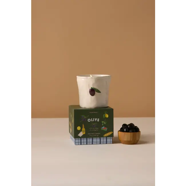 Bistro Ceramic Candle - Fig & Olive