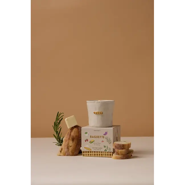 Bistro Ceramic Candle - French Baguette