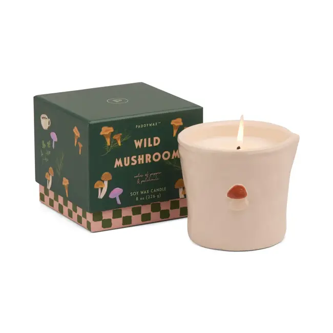 Bistro Ceramic Candle - Wild Mushroom