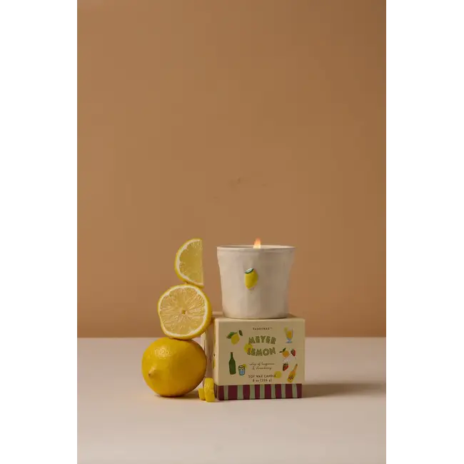 Bistro Ceramic Candle - Meyer Lemon