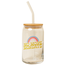 Can Glass w/Lid + Straw - No More Mondays