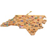 NC Serving Board w/Fish Kiss Artwork