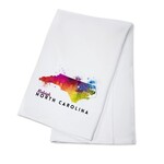 Lantern Press Tea Towel - NC Abstract