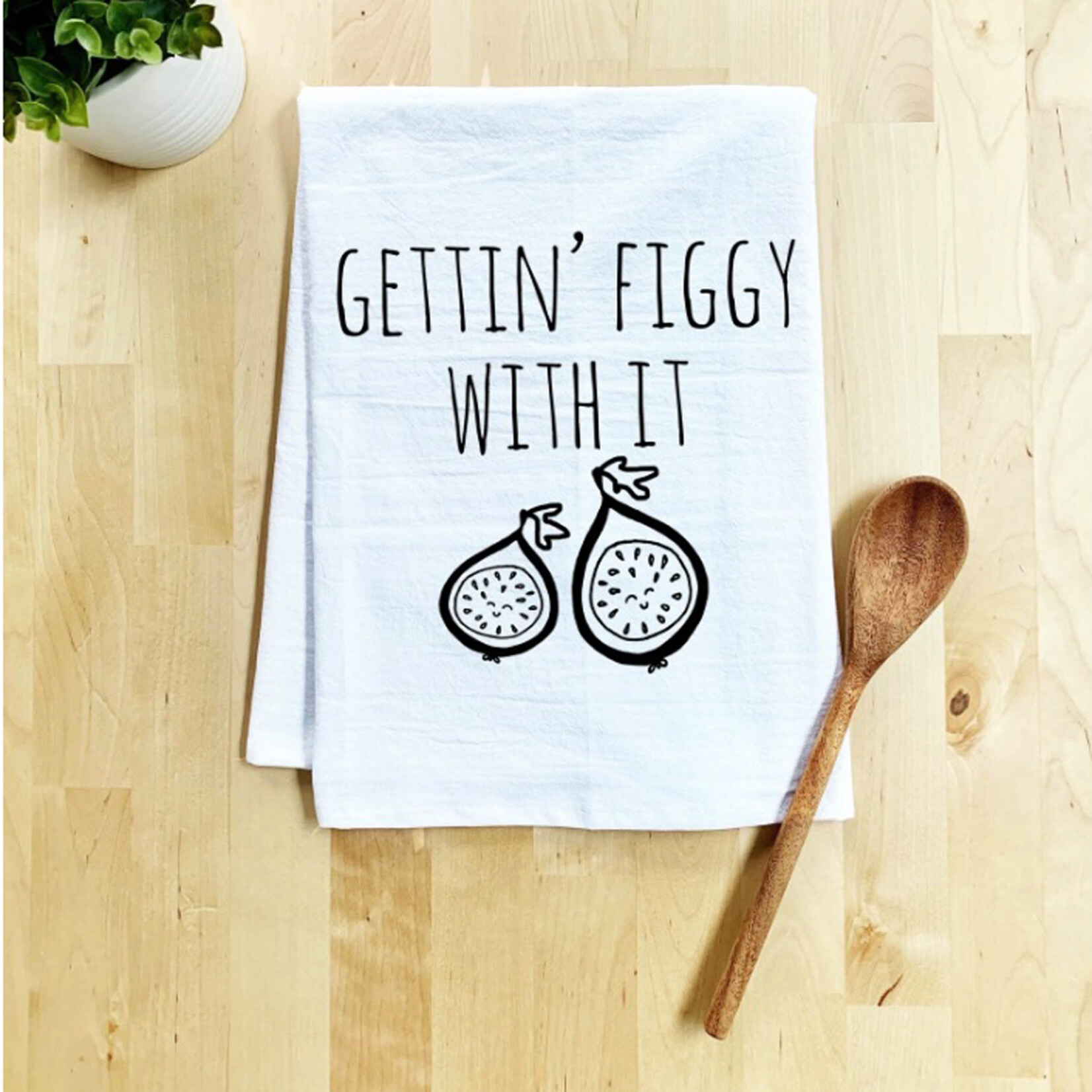 Moonlight Makers Dish Towel - Gettin Figgy With It
