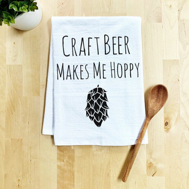 Moonlight Makers Dish Towel - Craft Beer Makes Me Hoppy