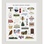 The North Carolina Alphabet 11x14in