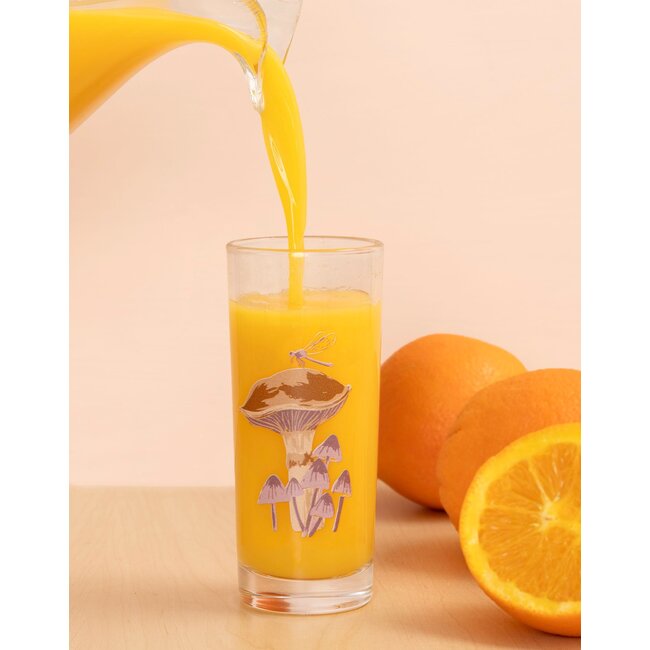 Tall Mushroom Juice Glass