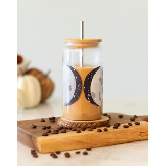 Glass Can - Moon Phases