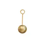 Hammered Stainless Steel Gold Spoon