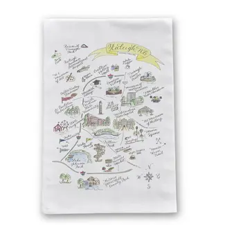 The Write Occasion Calligraphy Tea Towel - Raleigh