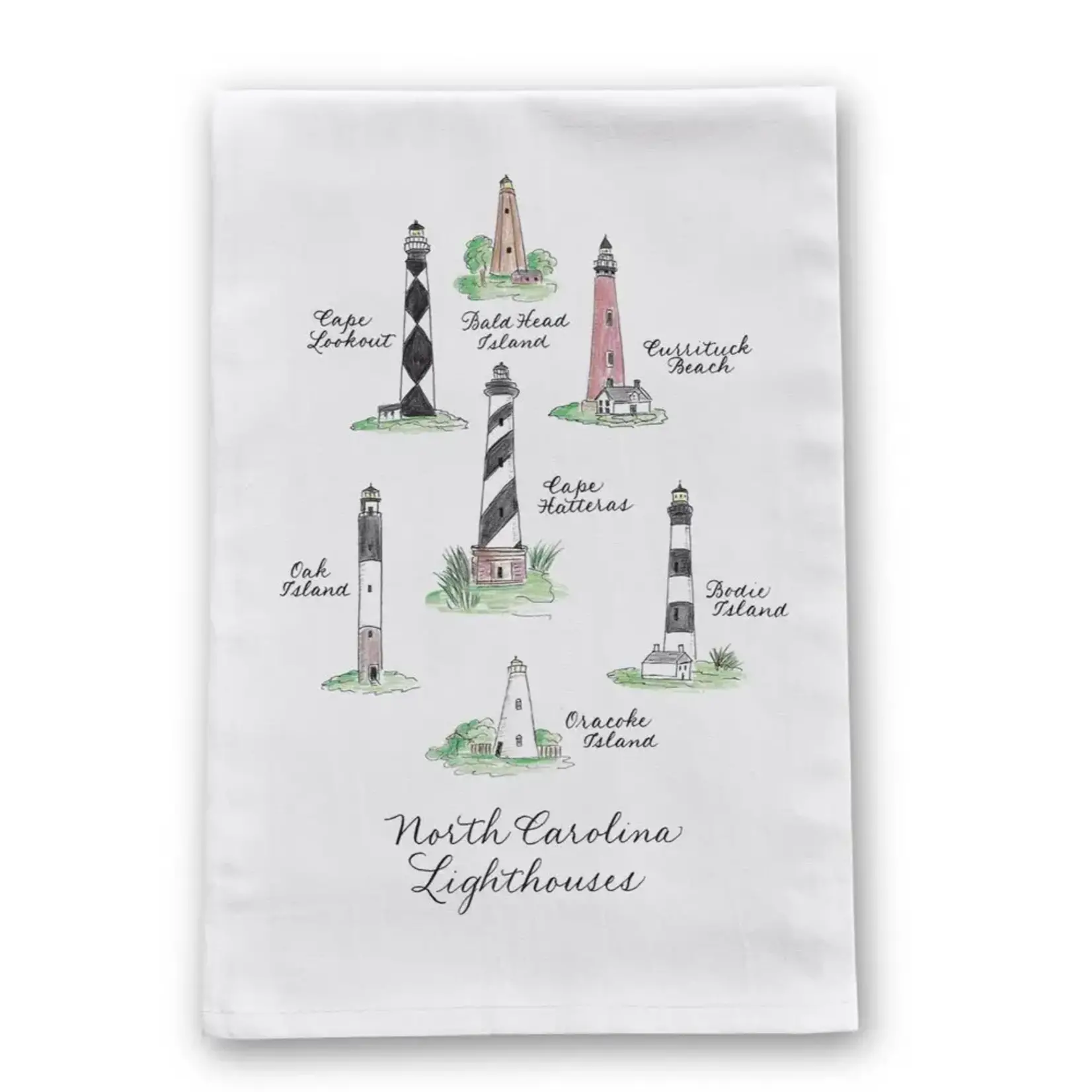 Tea Towel - NC Lighthouses