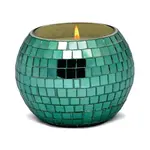 Disco Ball Candle - Green