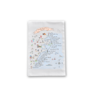 The Write Occasion Calligraphy Tea Towel - NC Coast The Write Occasion Calligraphy Tea Towel - NC Coast