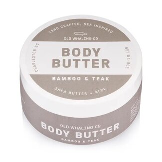 Old Whaling Body Butter 8oz - Bamboo + Teak