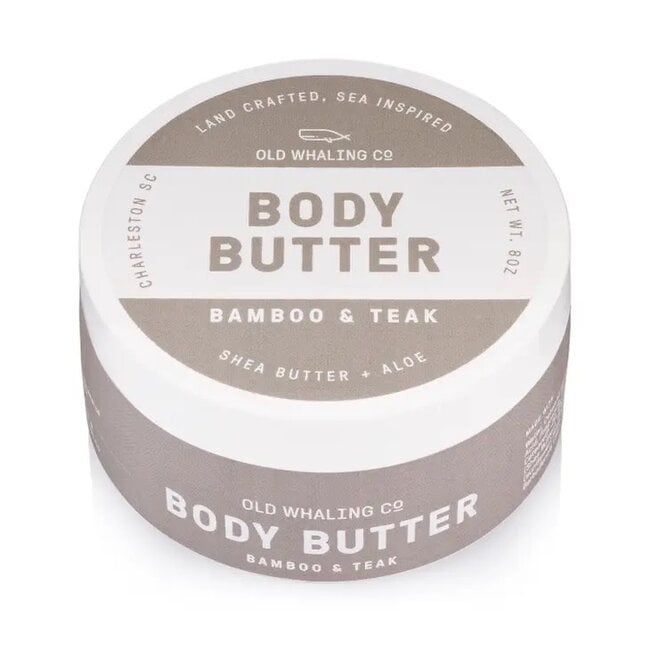 Old Whaling Body Butter 8oz - Bamboo + Teak