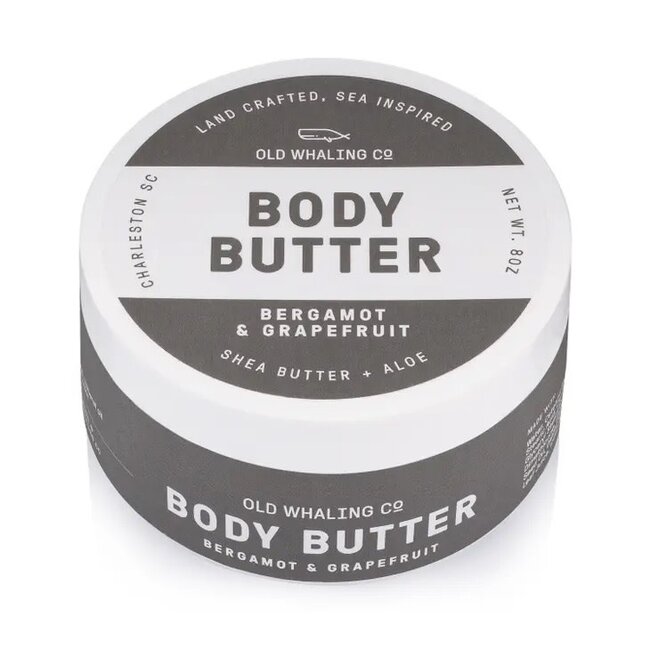 Old Whaling Body Butter 8oz - Bergamot + Grapefruit