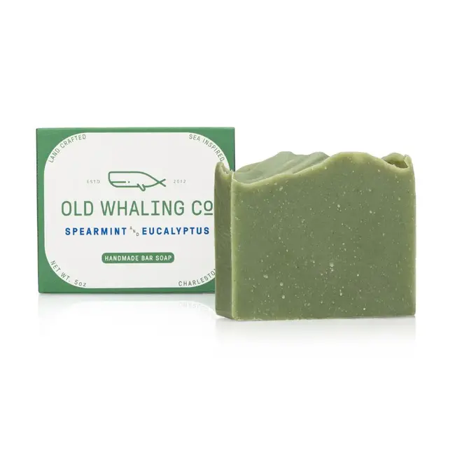 Old Whaling Bar Soap - Spearmint + Eucalyptus