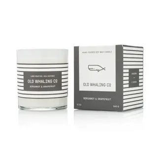 Old Whaling Candle - Bergamot + Grapefruit