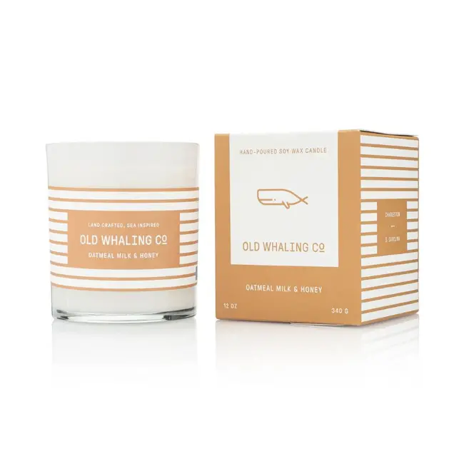 Old Whaling Candle - Oatmeal Milk + Honey