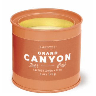 Parks Tin Candle 6oz - Grand Canyon Cactus Flower + Fern