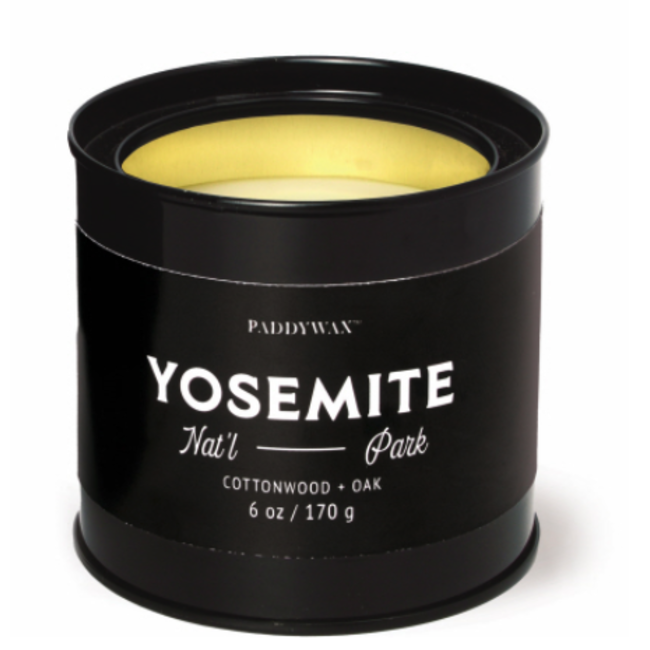 Parks Tin Candle 6oz - Yosemite Cottonwood + Oak
