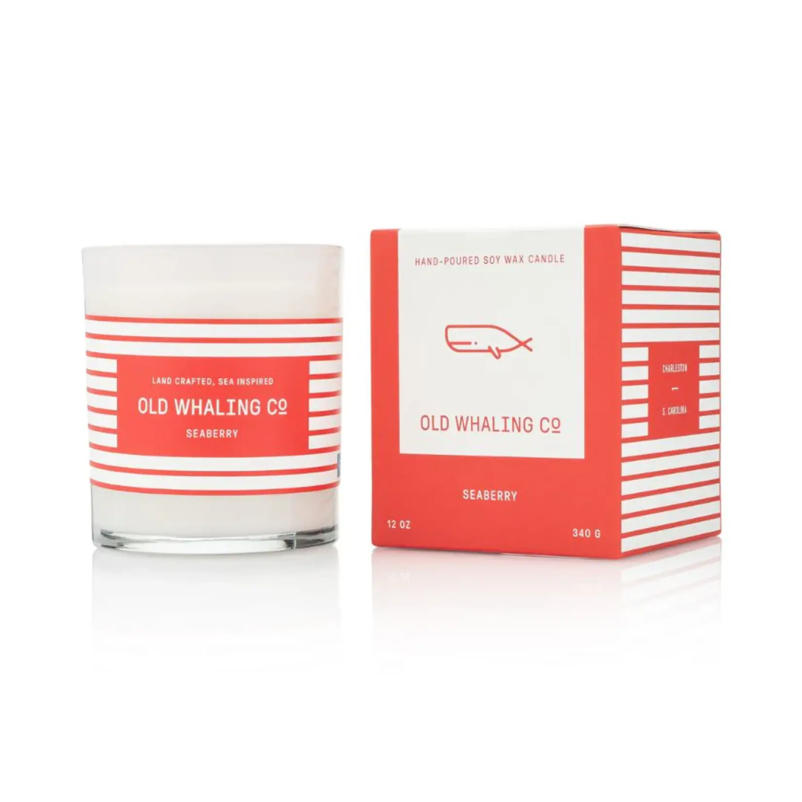 Old Whaling Candle - Seaberry + Rose Clay