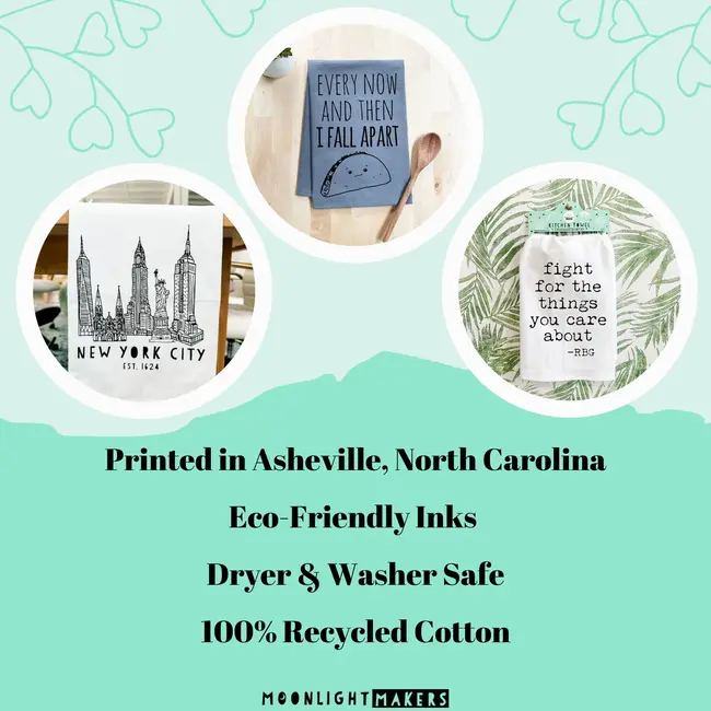 Moonlight Makers Dish Towel - Y'all Means All