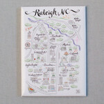 Emily Brooks Designs Emily Brooks Raleigh Map Magnet