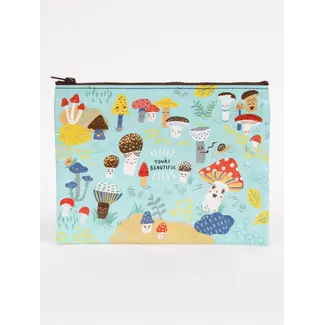 Zipper Pouch - Cute Lil Mushrooms