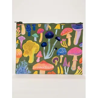 Zipper Pouch - Mushrooms