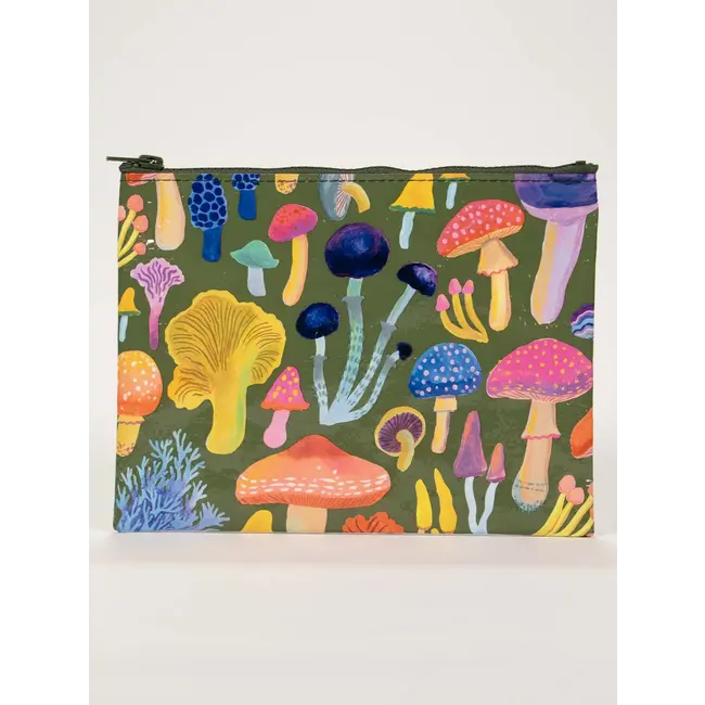 Zipper Pouch - Mushrooms