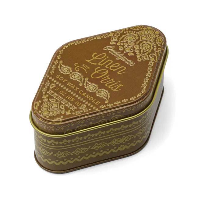 Station Tin Candle -  Linen & Orris