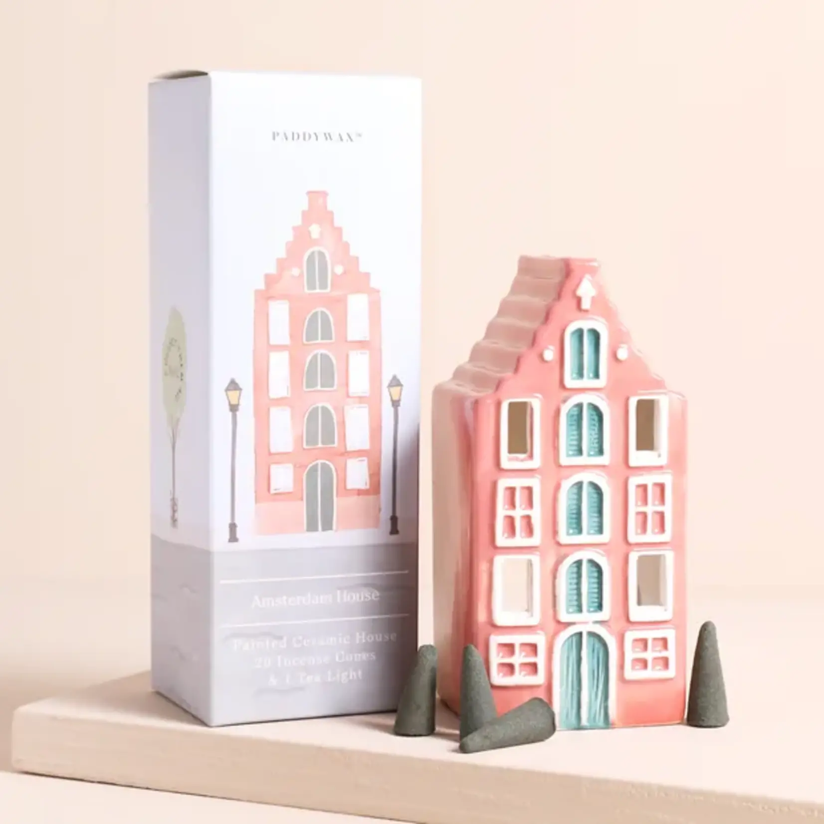 House Incense & Tea Light Holder - Amsterdam