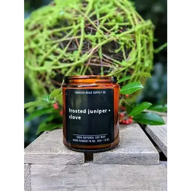 Tobacco Road Supply Company, LLC Jar Candle 16 oz - Juniper + Clove