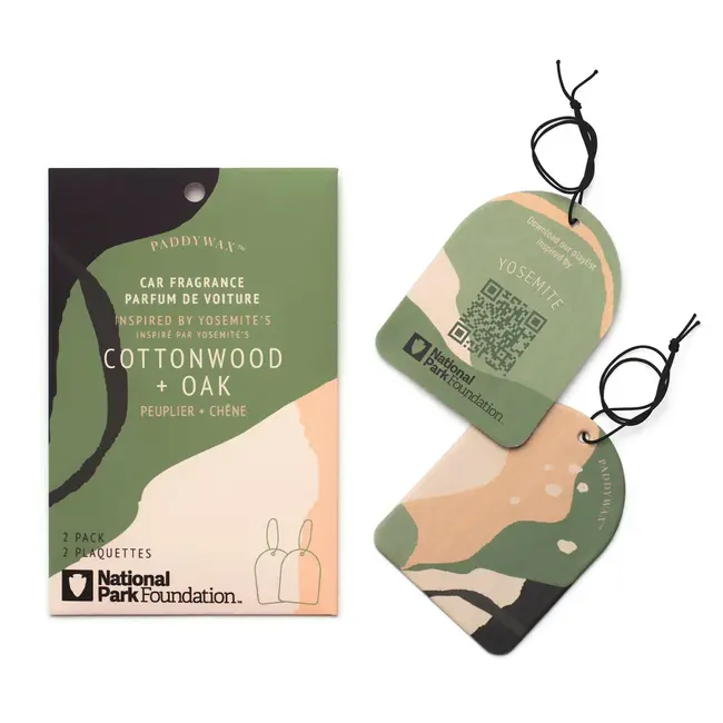Parks Car Fragrance (2) - Yosemite (Cottonwood + Oak)