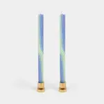 Pivot Candle Tapers - Lavender + Green