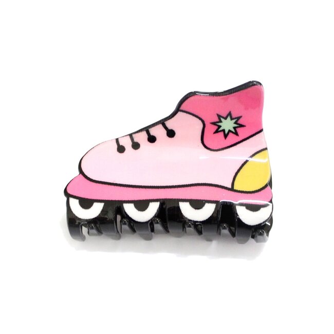 Hair Claw Roller Skate - Pink