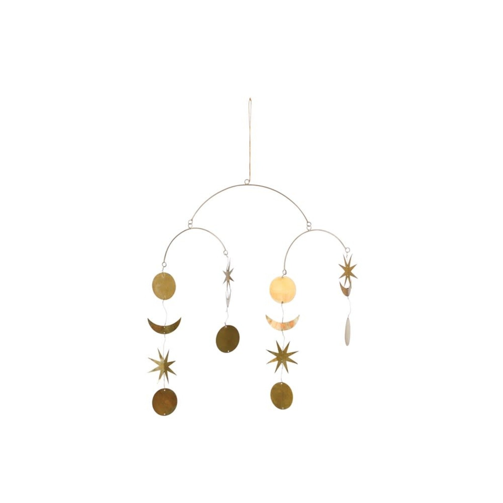 Brass Star + Moon Mobile