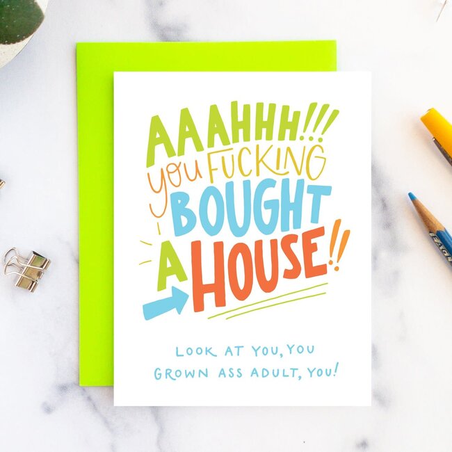 Billie Claire Handmade LLC Bought a House Card