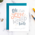 Billie Claire Handmade LLC World So Big Card