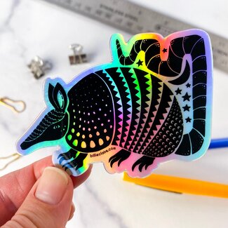 Billie Claire Handmade LLC Armadillo Sticker