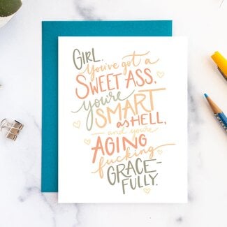 Billie Claire Handmade LLC Aging Gracefully Card