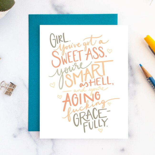 Billie Claire Handmade LLC Aging Gracefully Card