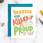 Billie Claire Handmade LLC Proud of You Card