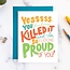 Billie Claire Handmade LLC Proud of You Card