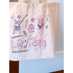 Emily Petrilla Illustrations Emily Petrilla - Dog Walk Tote Bag