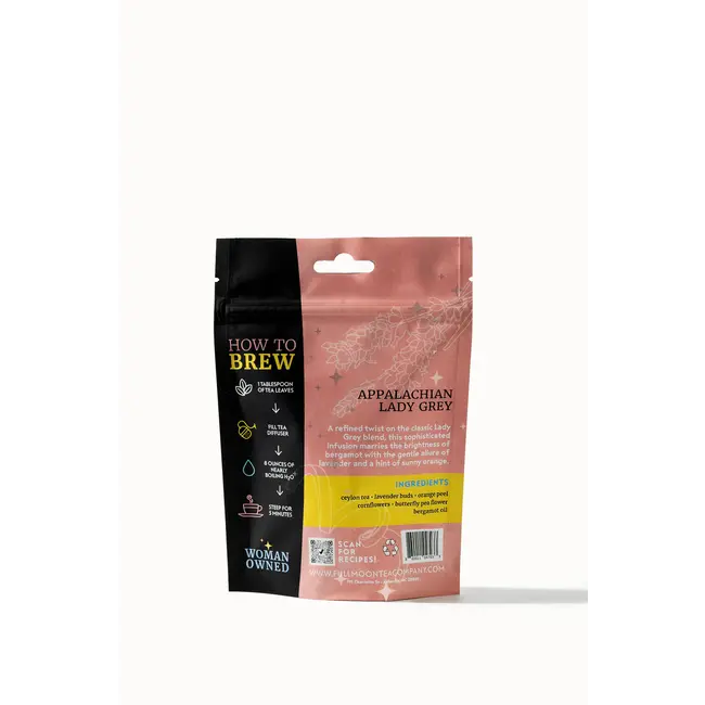 Full Moon Tea Company Appalachian Lady Grey Tea Loose Leaf Tea