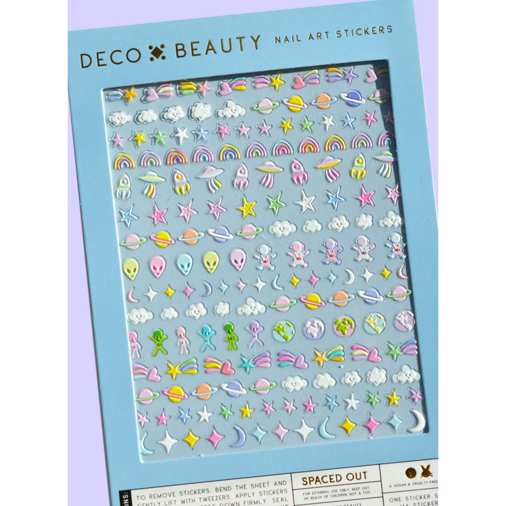 Nail Art Stickers -  Spaced Out