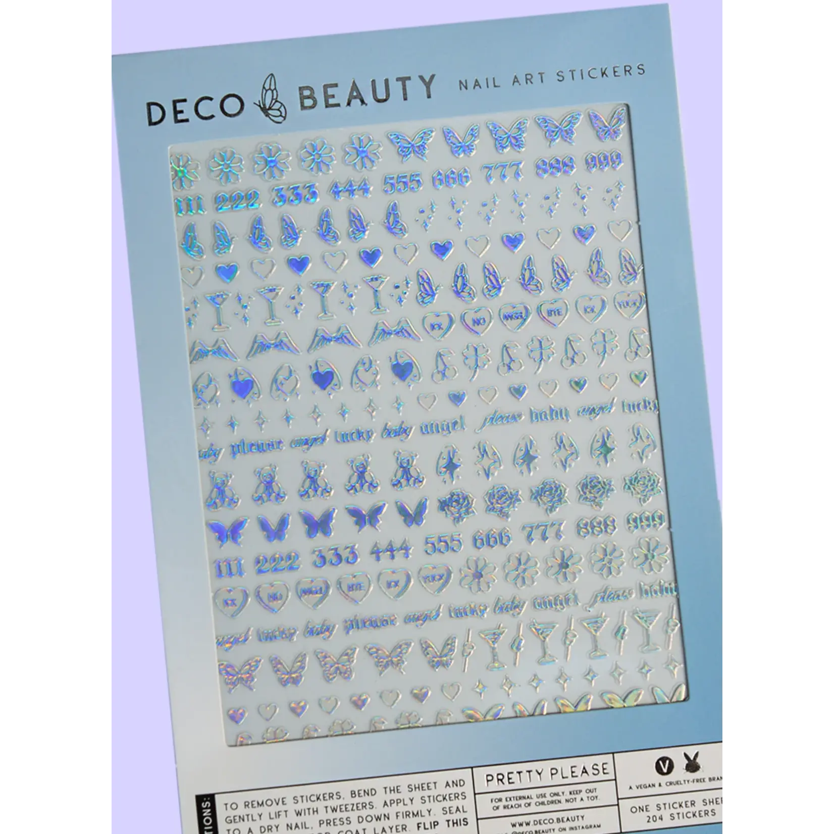 Nail Art Stickers -  Pretty Please