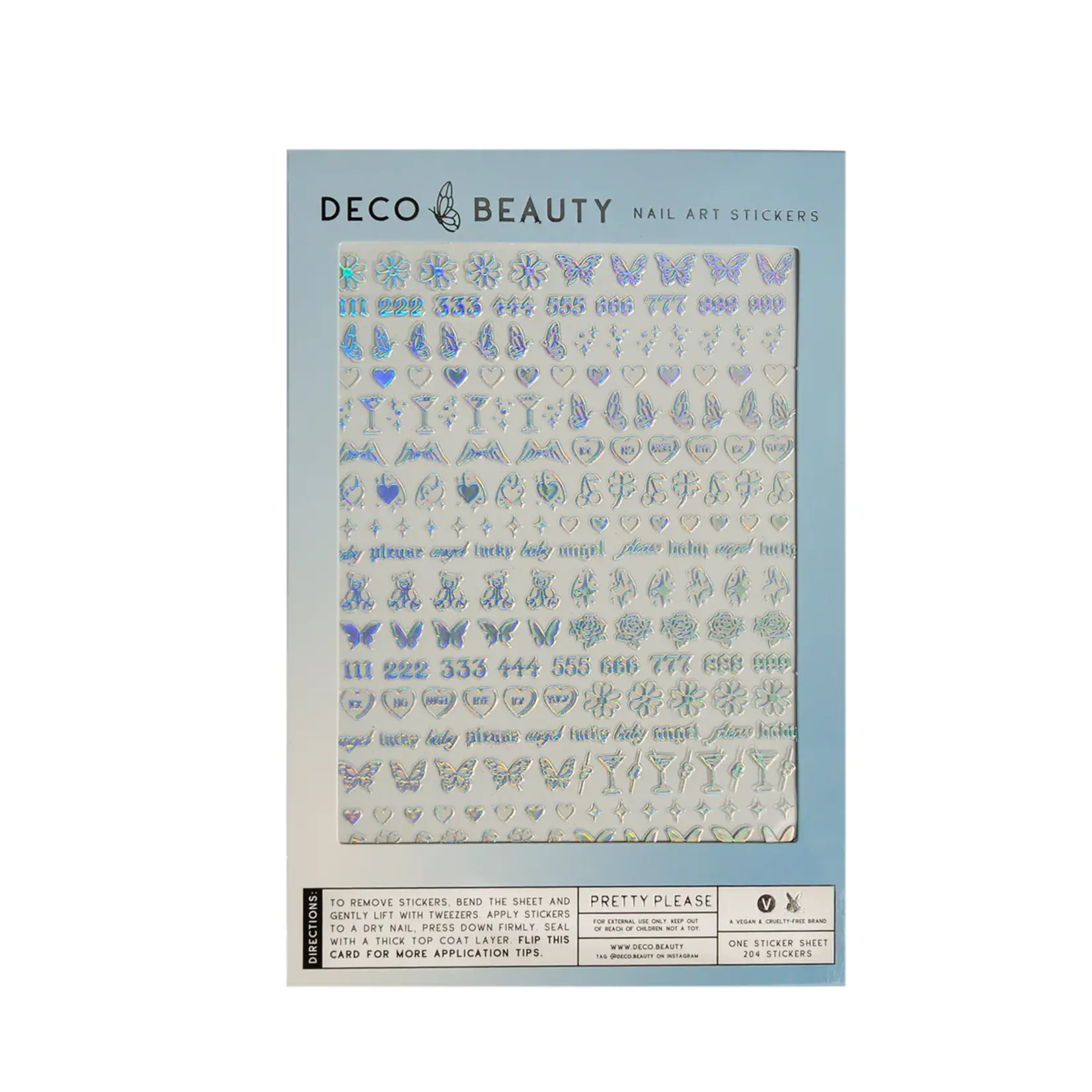 Nail Art Stickers -  Pretty Please